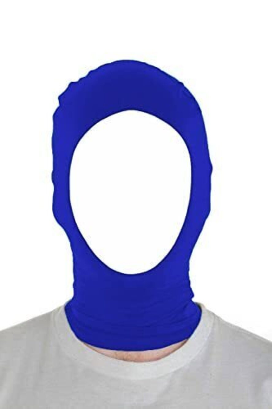 3448 and Spandex Halloween Cosplay Mask Party Open Face Hood Costume Mask